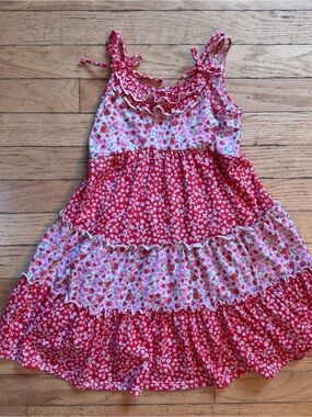 Jona Michelle Floral Tiered Sundress for Girls size 5 Cottagecore